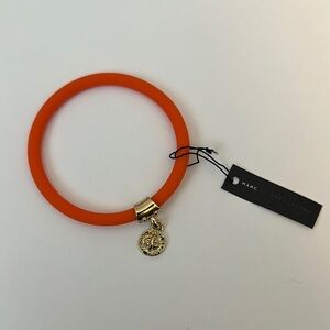 Marc Jacobs Orange Bracelet with Gold Charm